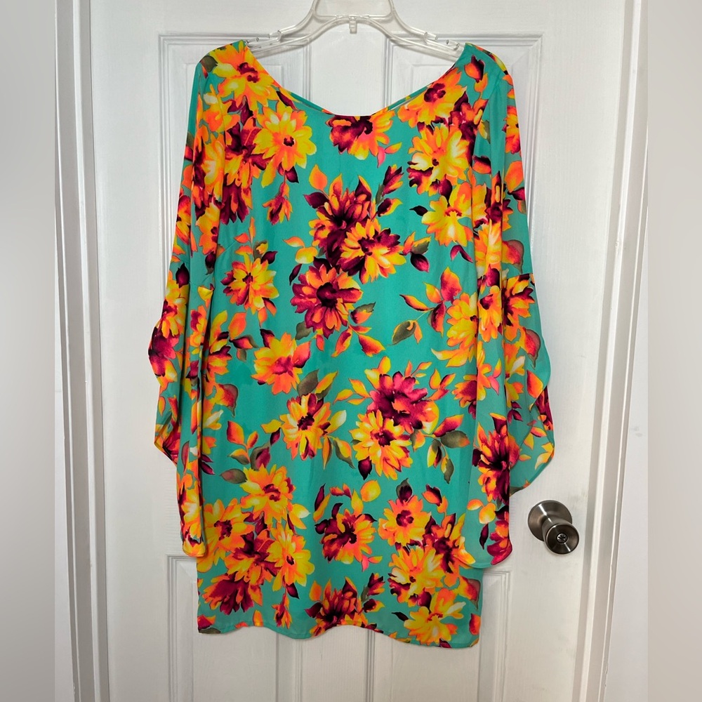 Pink Owl Floral Tunic/Dress